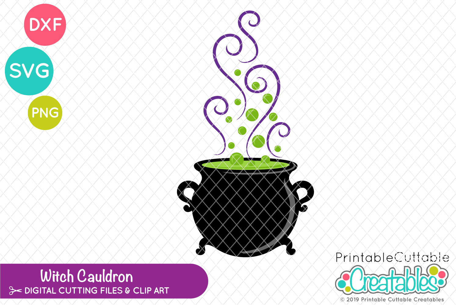 Witch cauldron svg