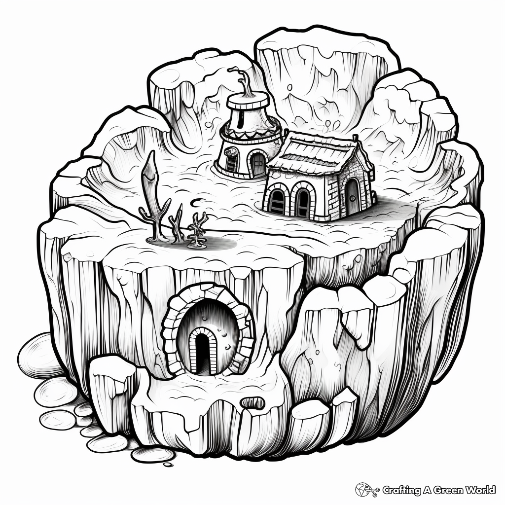 Geode coloring pages