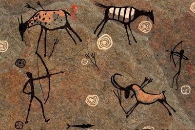 Cave art man cave you know you love it wwwcustomizedwalls the easiest to install and remove wall coveringâ arte prehistorico arte rupestre arte aborigen