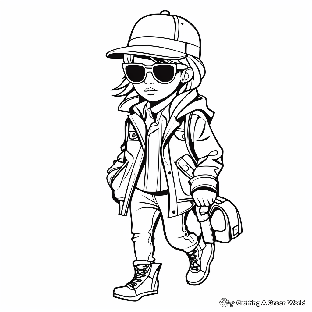 Fashion coloring pages