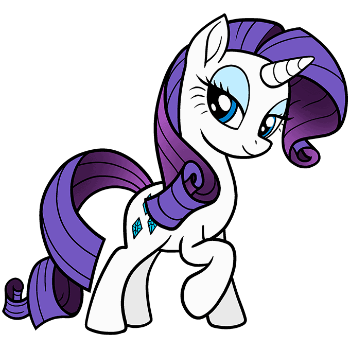 How to draw rarity from my little pony