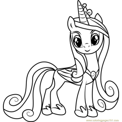 My little pony coloring pages for kids