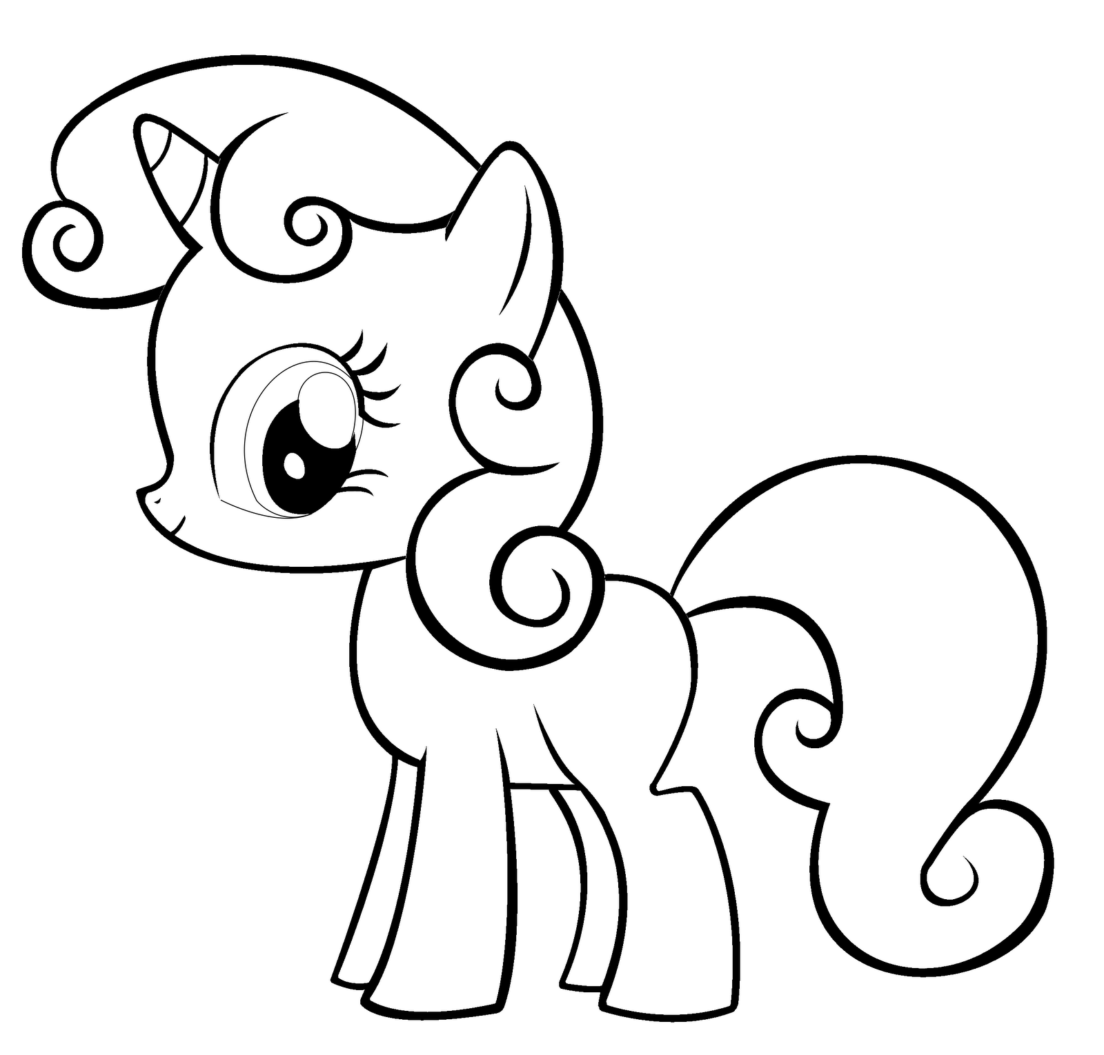 Free printable my little pony coloring pages for kids