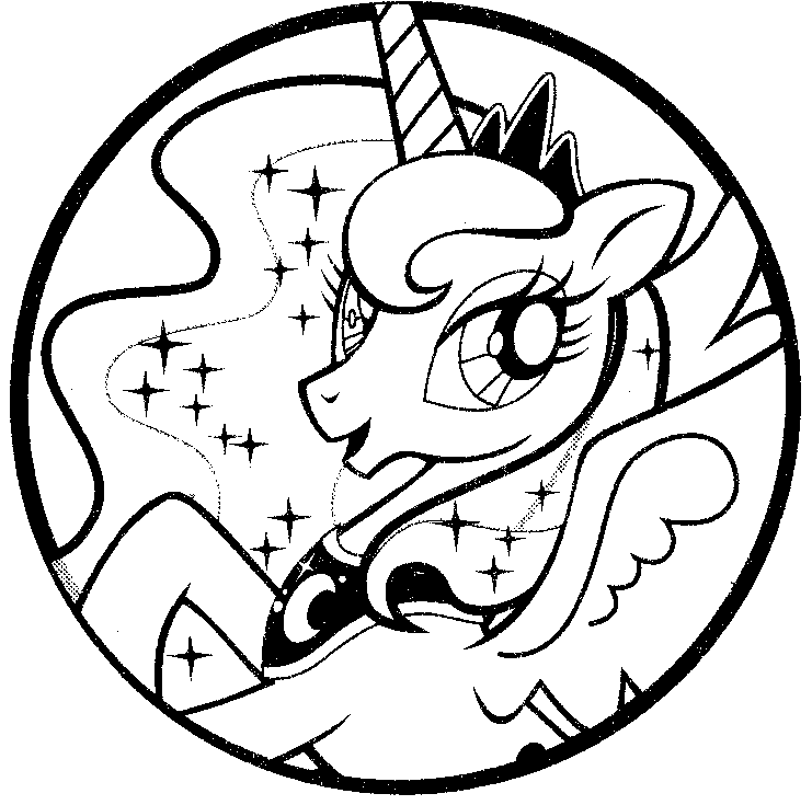 Mlp my little pony coloring page by magnificent