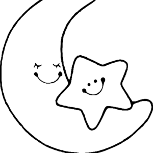 Moon coloring pages printable for free download