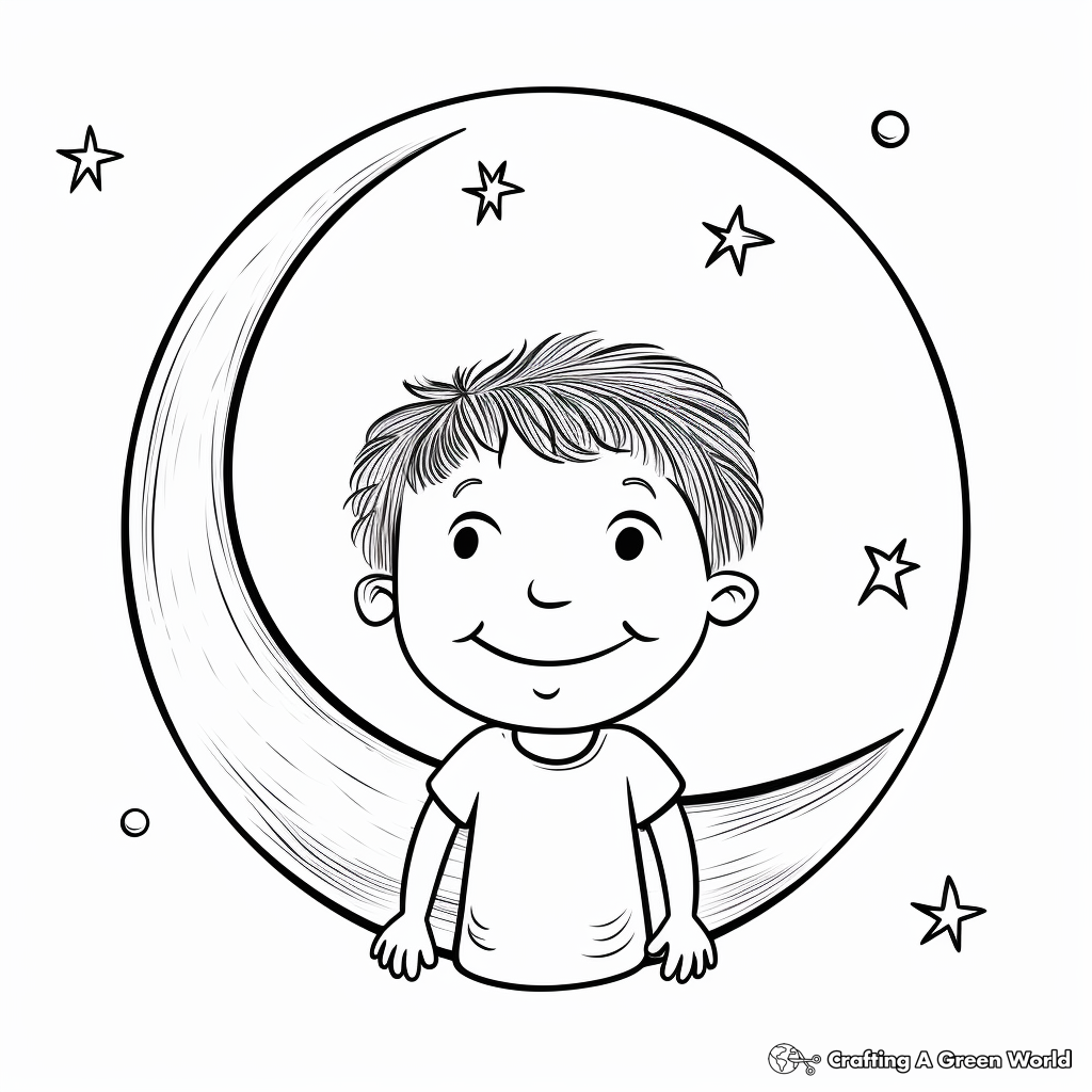 Full moon coloring pages