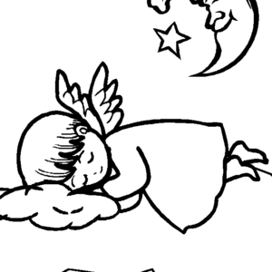 Angel coloring pages printable for free download