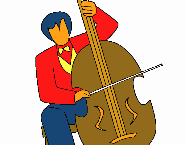 Colored page cello painted by user not registered