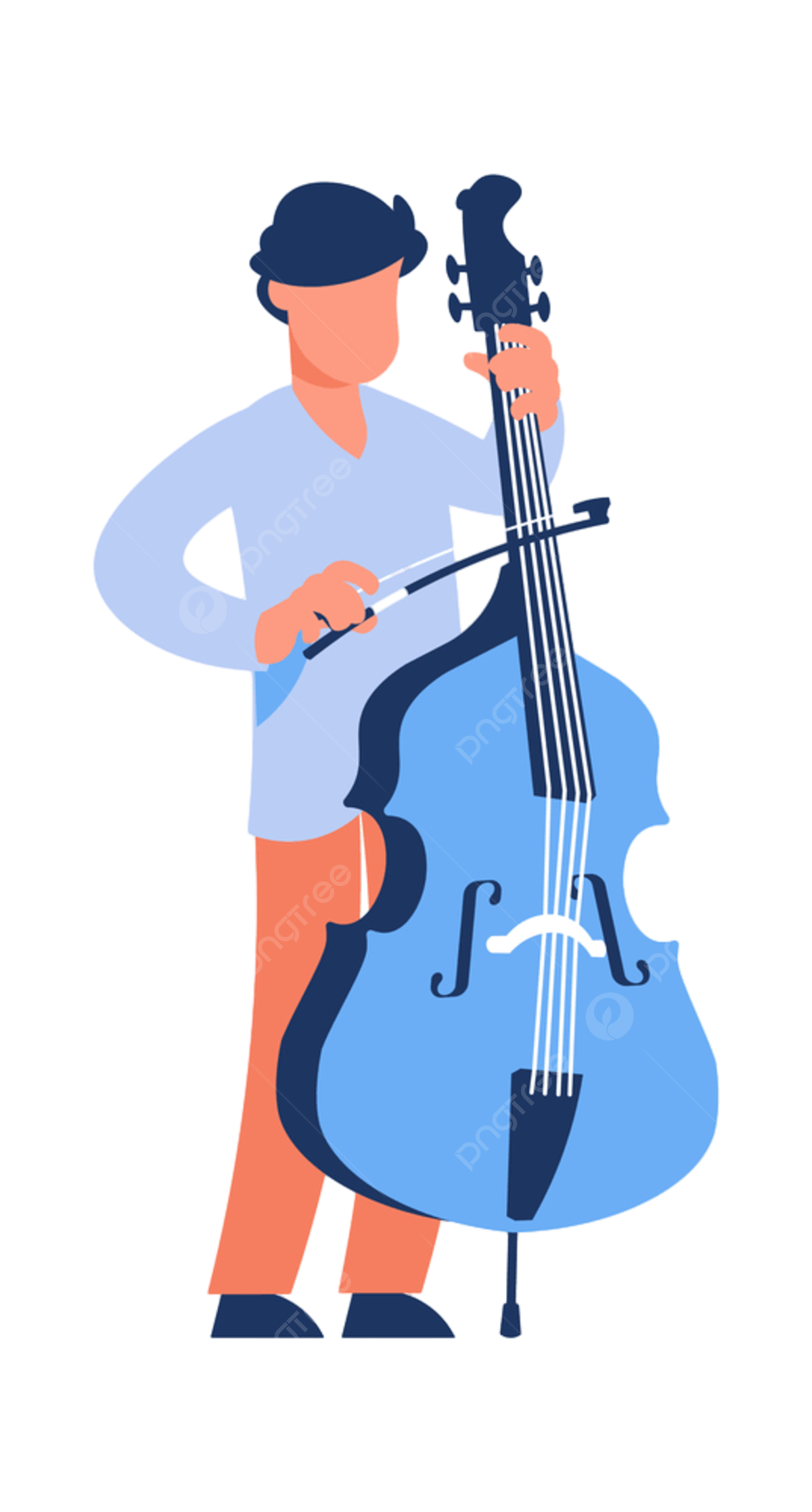 Playing cello vector art png images free download on