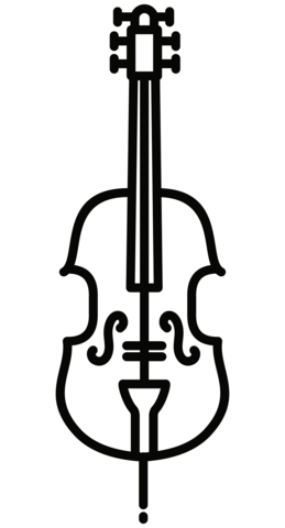 Cello coloring page free printable coloring pages