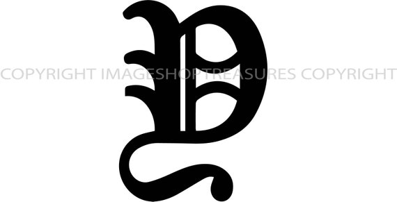 Buy old english letter d anglian oe tattoo latin irish celtic fancy wedding silhouettesvg png clipart vector cricut cut cutting online in india