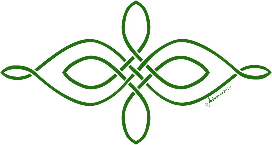 Simple horizontal celtic knot by adoomer on