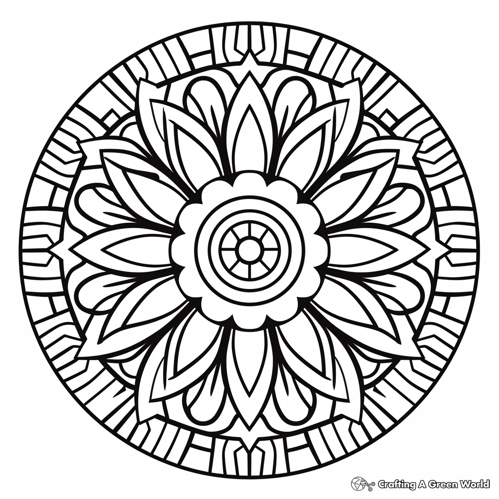 Mandala coloring pages for adults