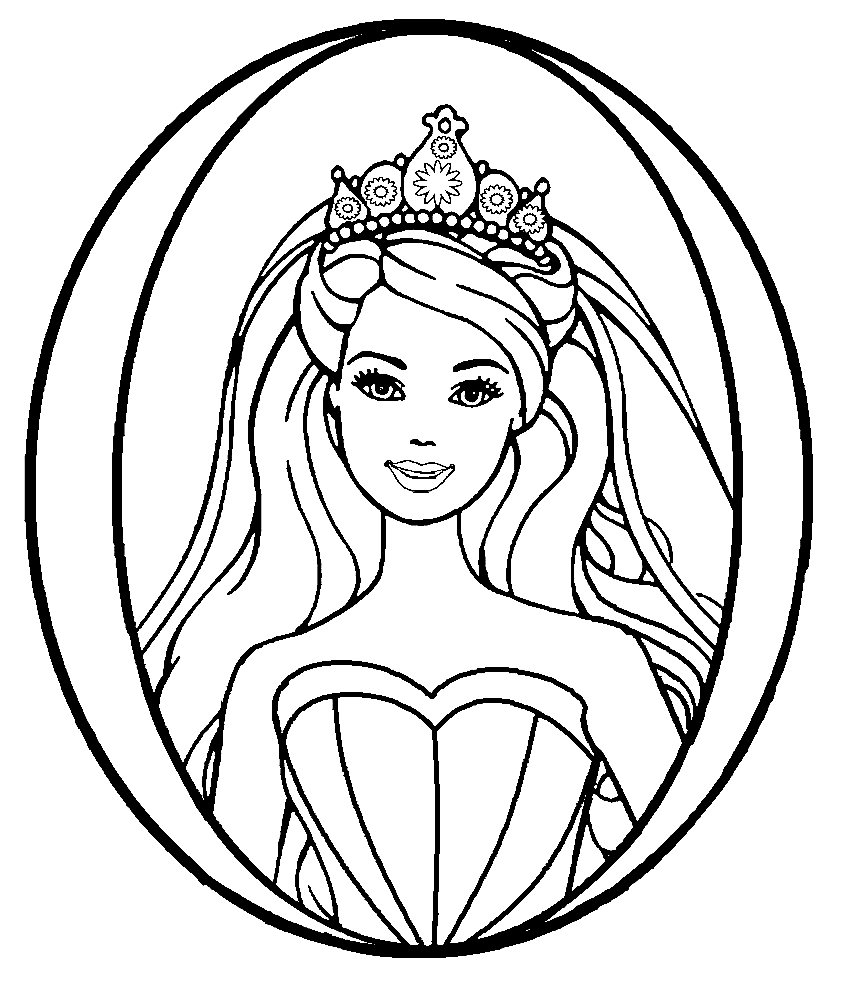 Barbie coloring pages printable for free download