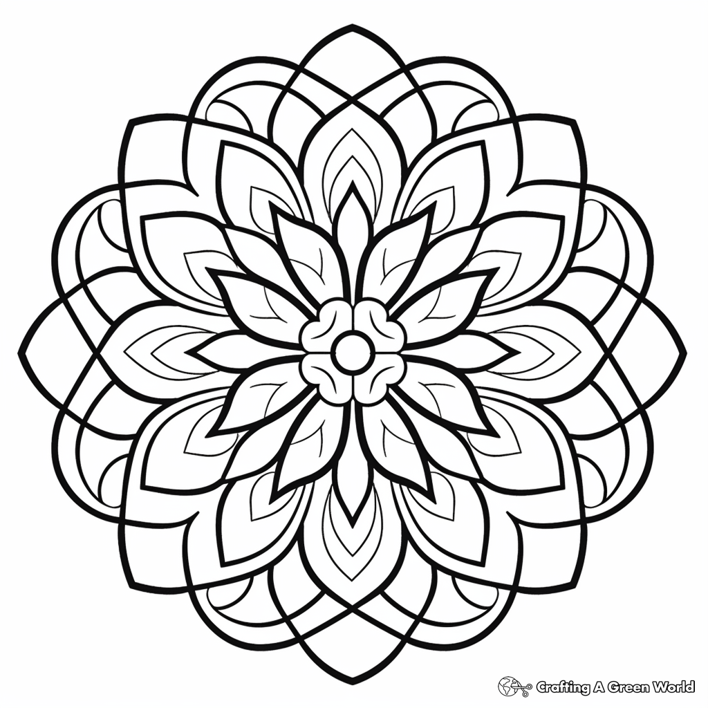 Mandala coloring pages