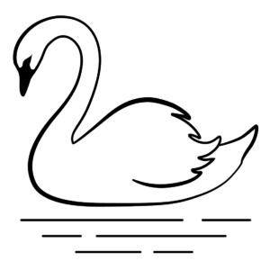 Swan coloring pages printable for free download