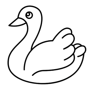 Swan coloring pages printable for free download