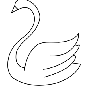 Swan coloring pages printable for free download