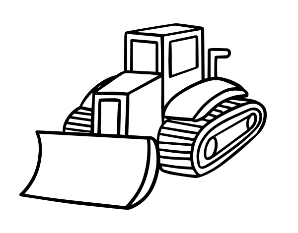 Pallet truck coloring page