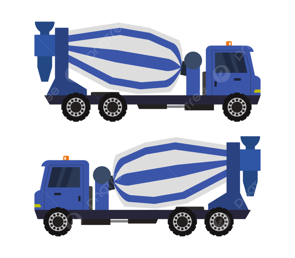 Cement mixers png vector psd and clipart with transparent background for free download