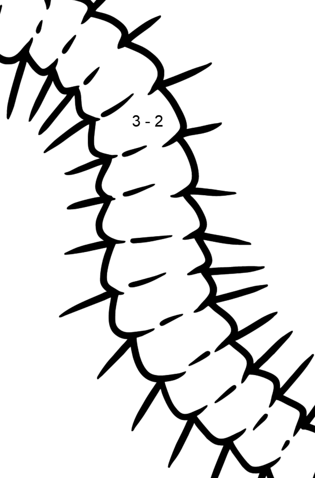 Centipede coloring page â print and online free