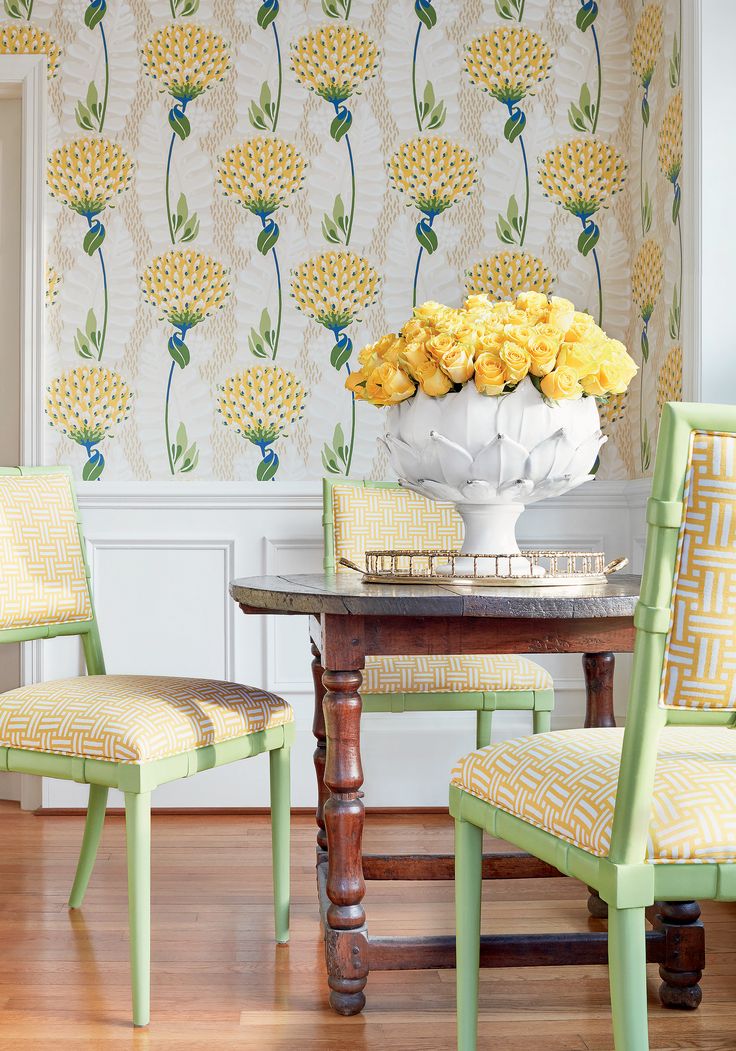 Tiverton from ceylon collection thibaut wallpaper yellow home decor thibaut