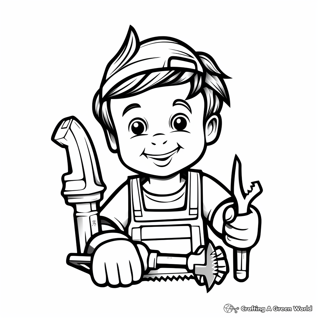 Tool coloring pages