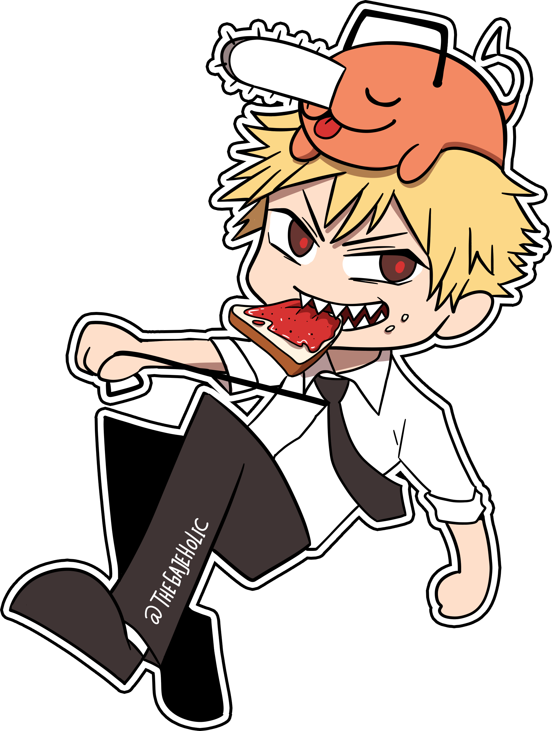 Chainsaw man chibis luciusthegajeholic