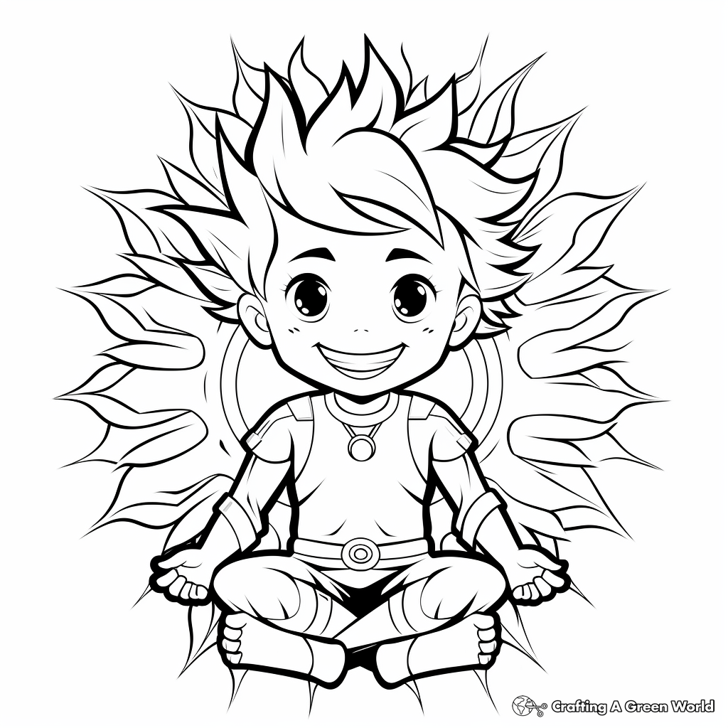 Chakra coloring pages