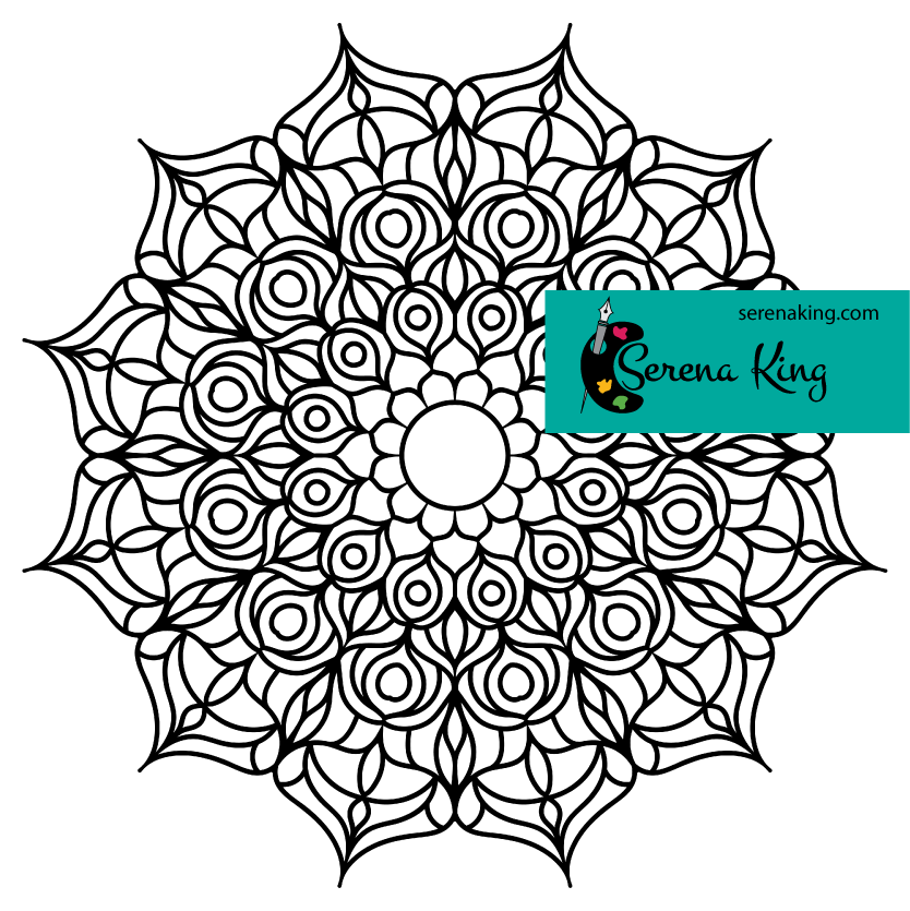 Mandalas chakras adult coloring â chakra plaza