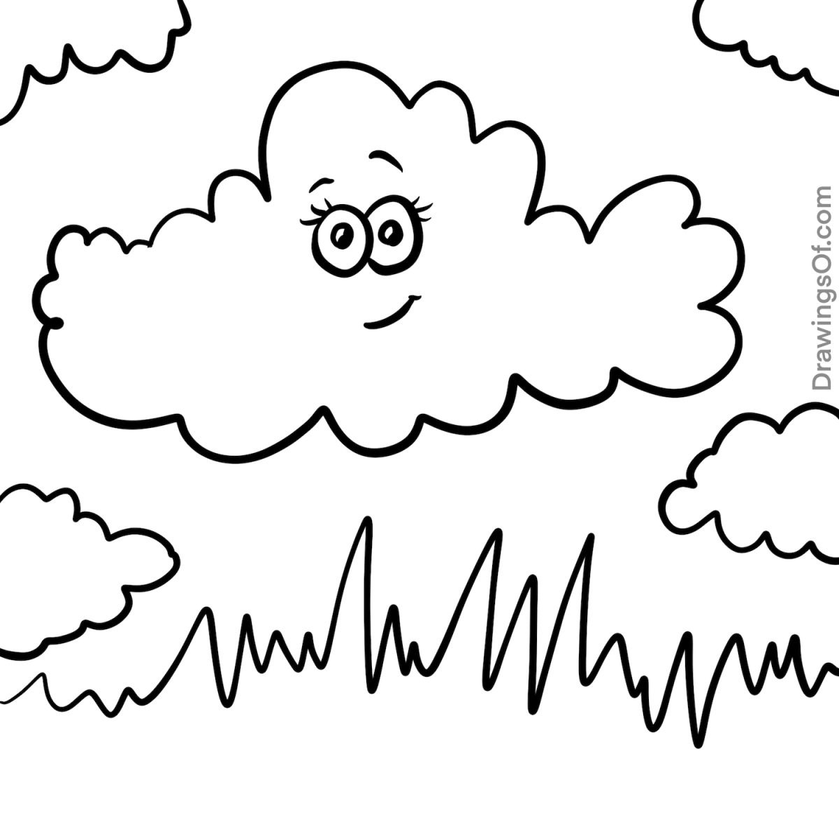 Weather coloring pages free printable sheets