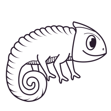 Chameleon drawing png transparent images free download vector files