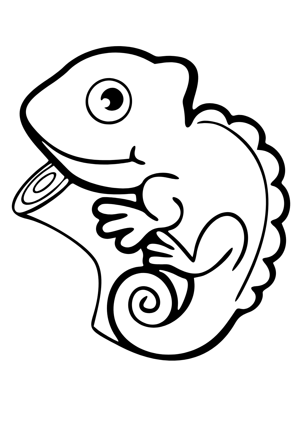 Free printable lizard cute coloring page sheet and picture for adults and kids girls and boys