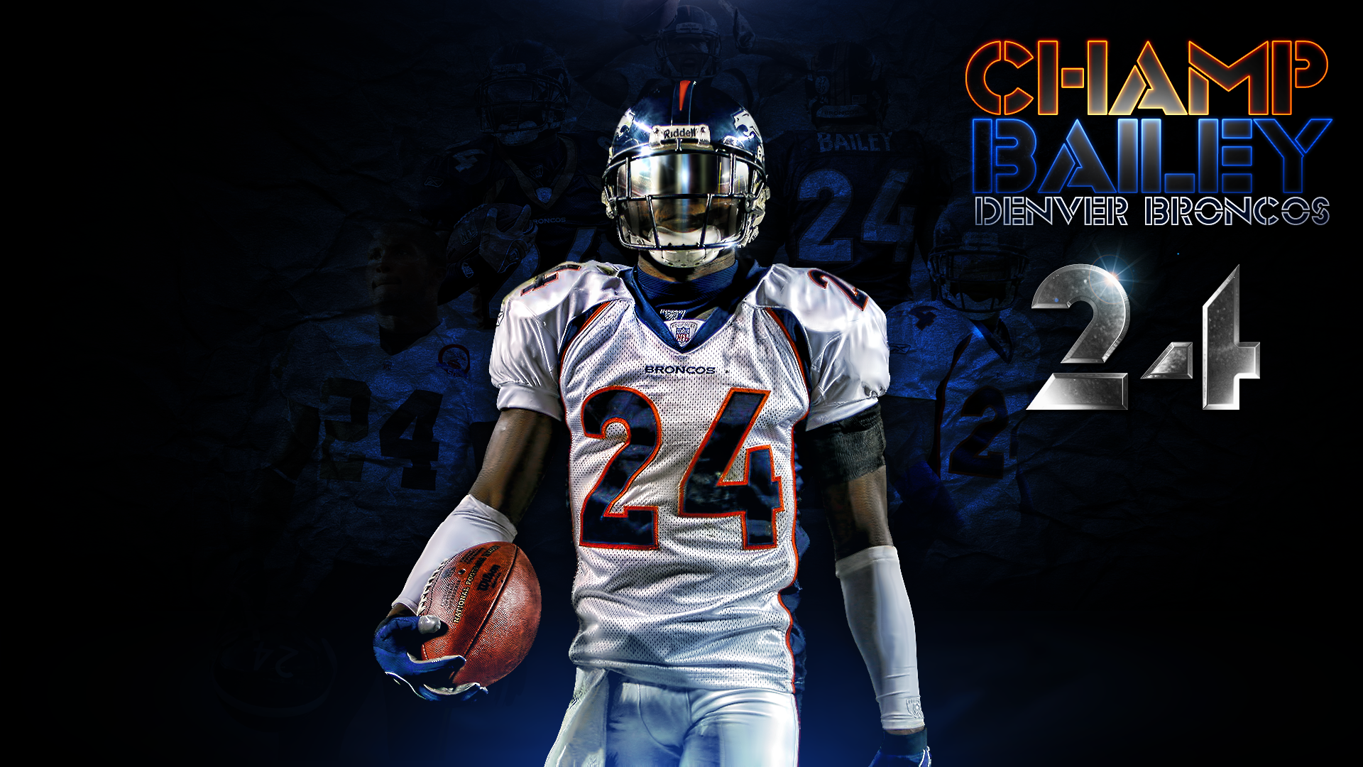 Champ bailey denver broncos wallpaper by denversportswalls on