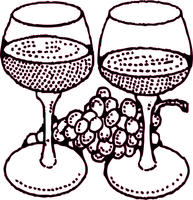 Download wine grapes glasses royalty