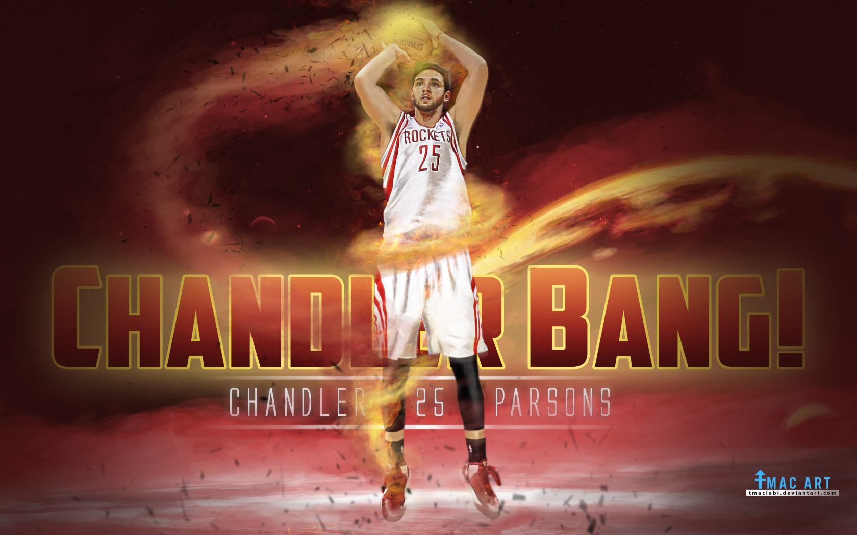 Chandler parsons houston rockets wallpaper by tmaclabi on