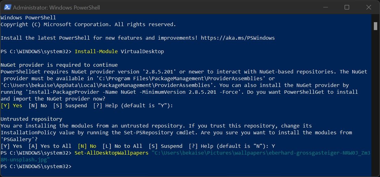 Download Free 100 + change desktop wallpaper powershell