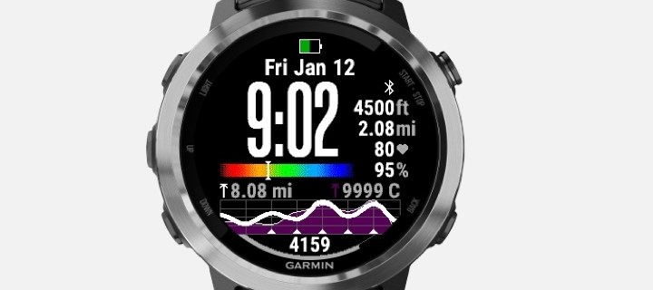 How to change the watch face on a garmin