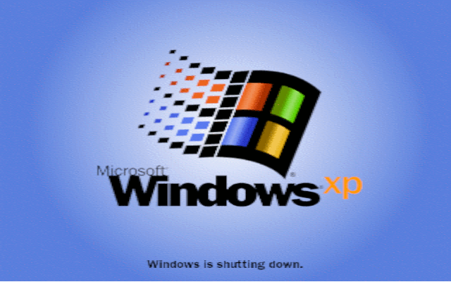 Microsoft windows xp shutting down