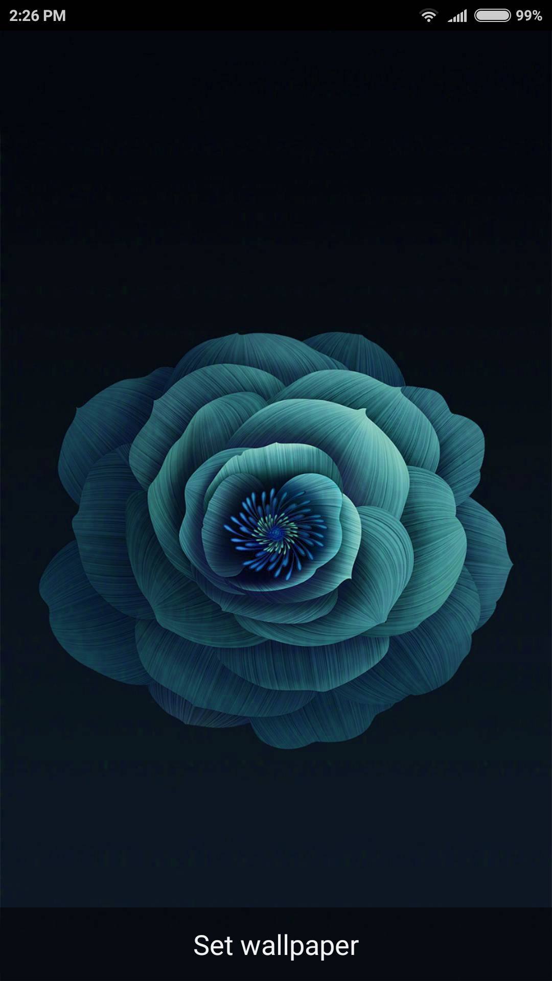 Colour changing wallpaperflower miappstore for android