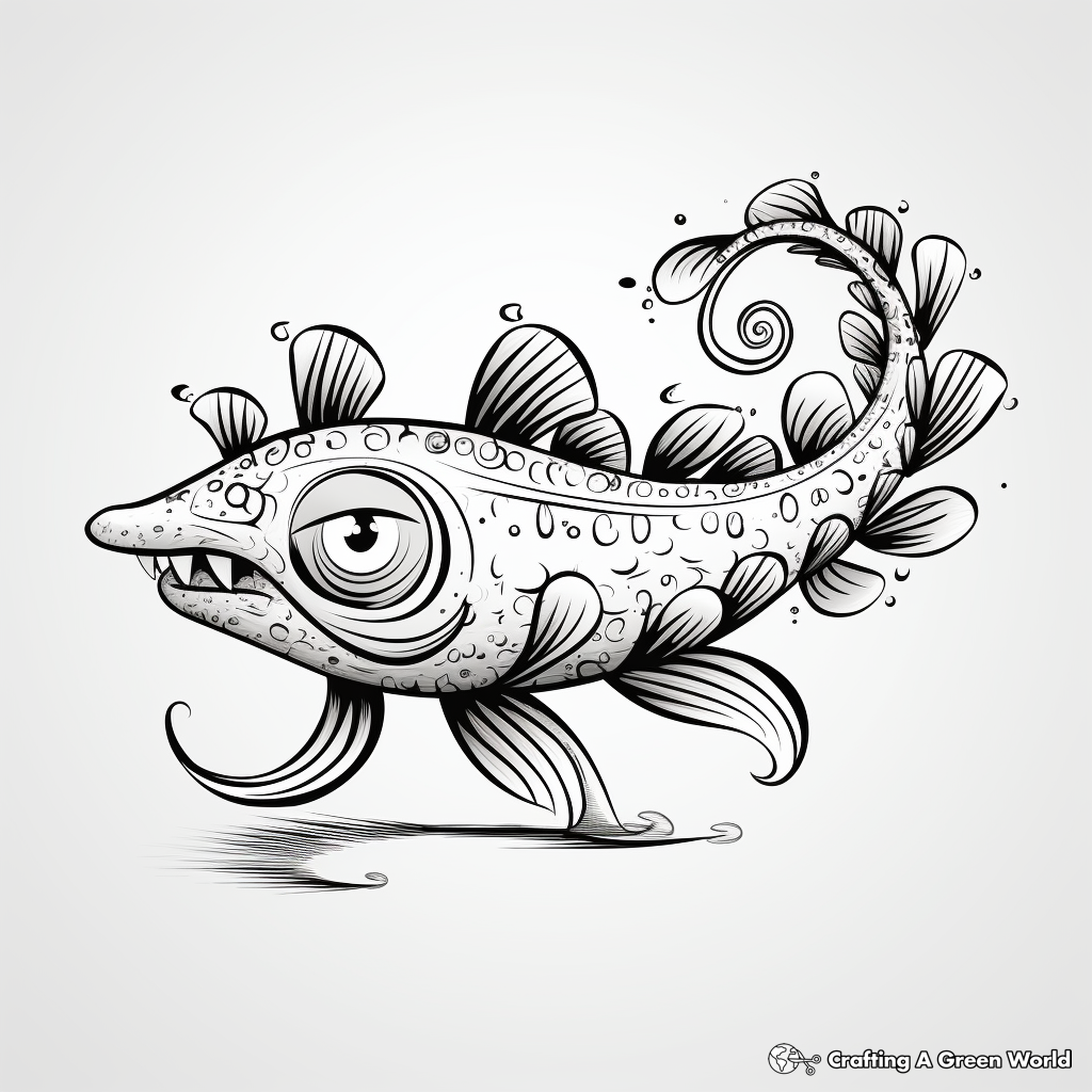 Catfish coloring pages