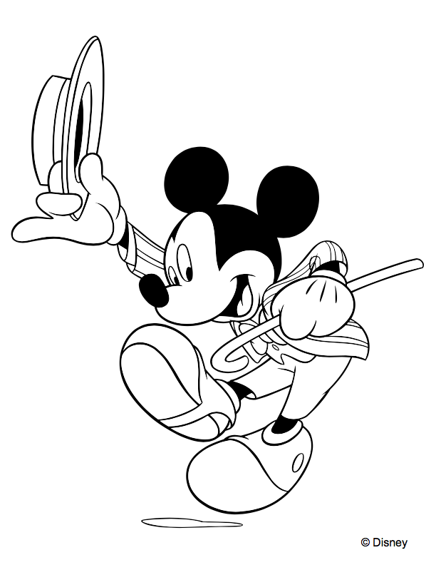 Mickey friends coloring pages to print or do digitally