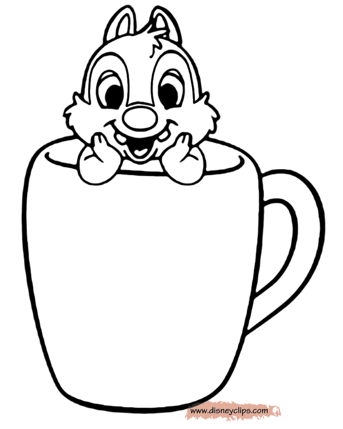 Chip and dale rescue rangers coloring pages printable for free download