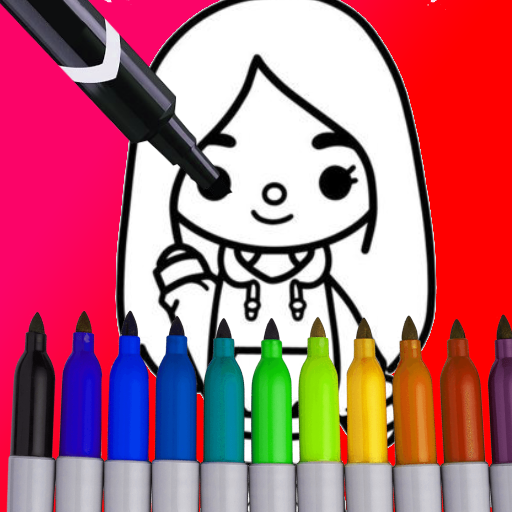 Toca boca coloring book