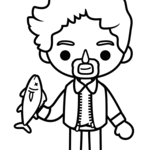 Toca boca coloring pages printable for free download