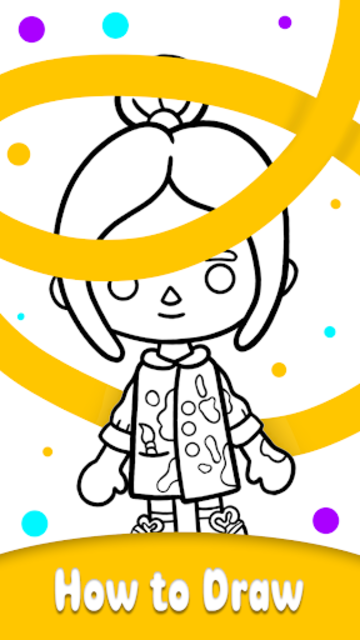 About how to draw toca boca easy google play version