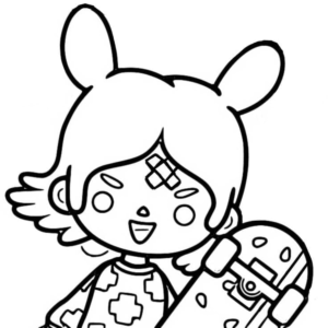 Toca boca coloring pages printable for free download