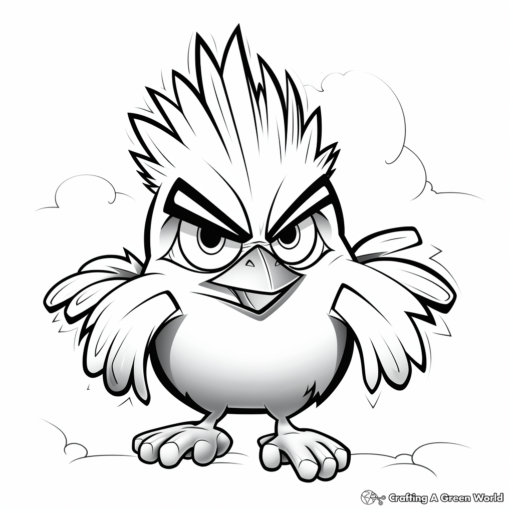 Angry birds coloring pages