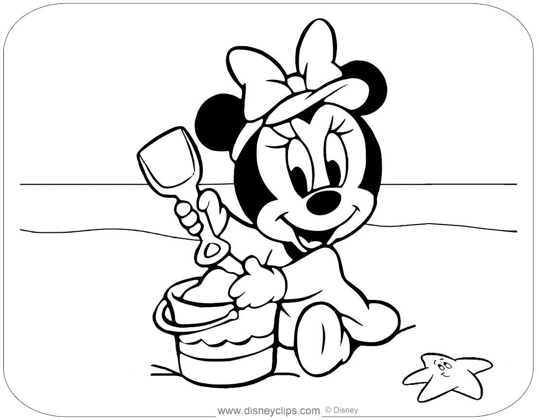 Printable disney babies coloring pages