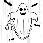 Halloween cartoon characters coloring pages free printable pictures